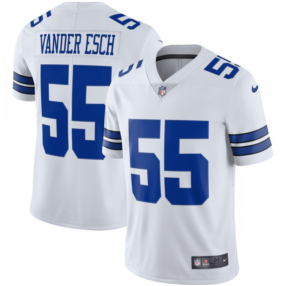Leighton Vander Esch Dallas Cowboys Nike Vapor Limited Player Jersey - White-Profan Arena